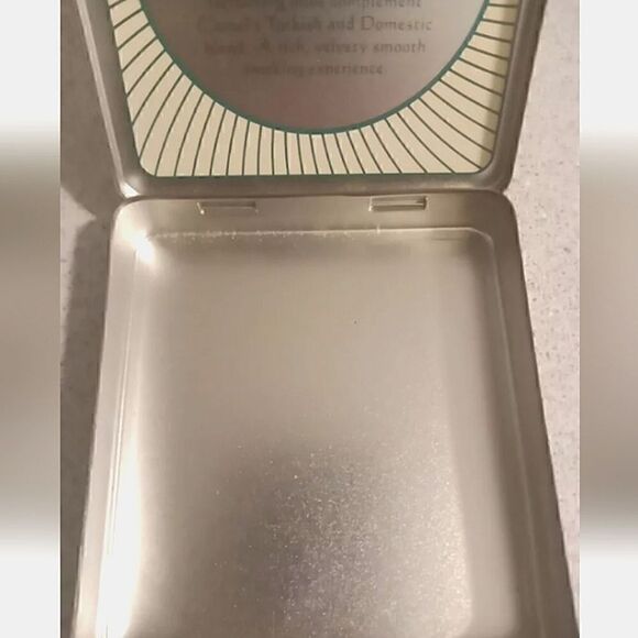 Camel Cigarette Dark Mint Flat Pocket Collectible Tobacco Tin Made In Germany - Picture 3 of 3